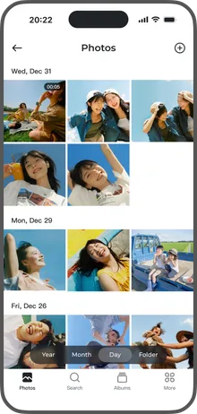 アプリの写真画面