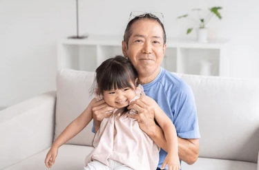祖父と孫（幼児）