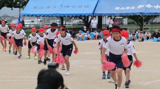 孫の運動会でダンスをする様子のサムネイル