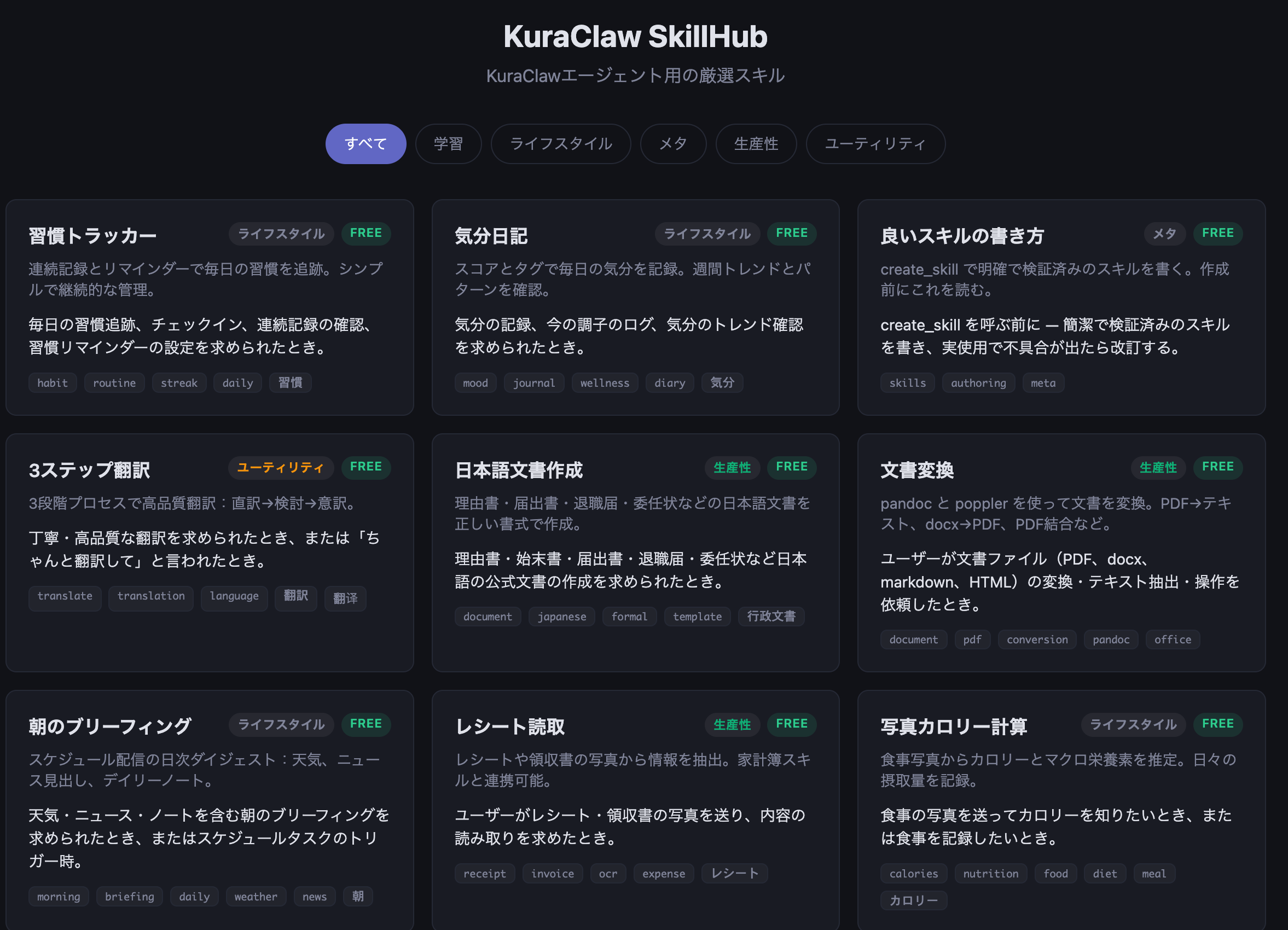 Skillコミュニティ SkillHub